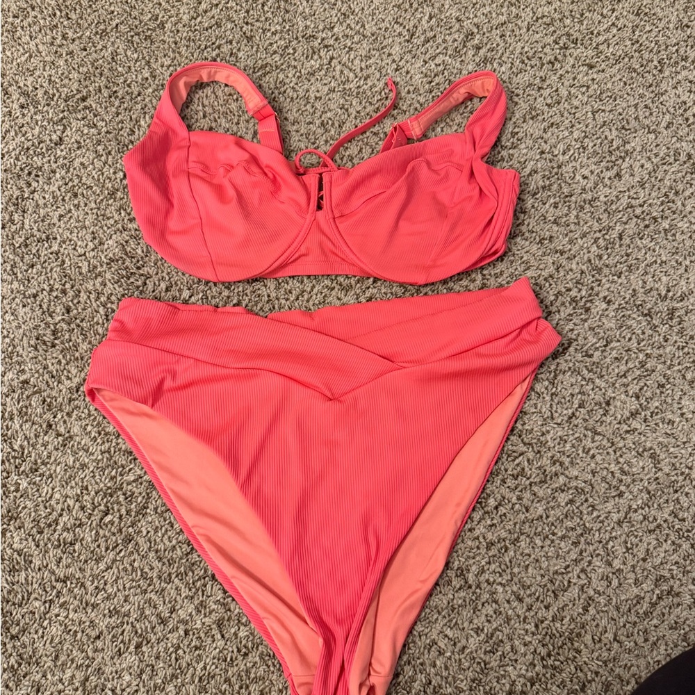 Victoria's Secret Vibrant Pink Bikini Set